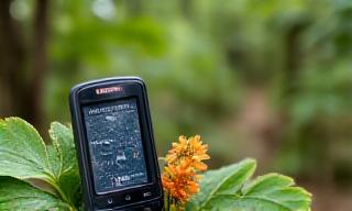 Digital nomad GPS for remote Nepal wildlife and forest trails