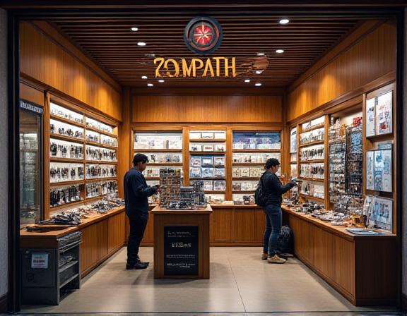 Zenith Compass store on Paneku Marg Kathmandu with navigation gear and experts